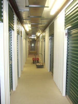 hallway for indoor climate units