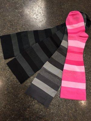 Compression socks with style! Microfiber and super-smooth and soft. In stock now!