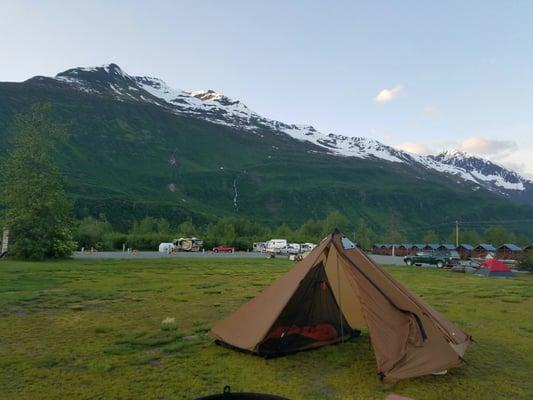 View from the tent.