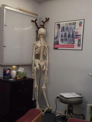 Paul the skeleton... Not being punished (lol)