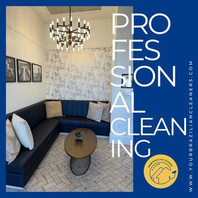 Our professional cleaning can refresh your place!