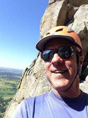 Randy Guiding on Devils tower