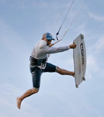 Learn how to fly! Schedule kite boarding lessons with our licensed instructors.