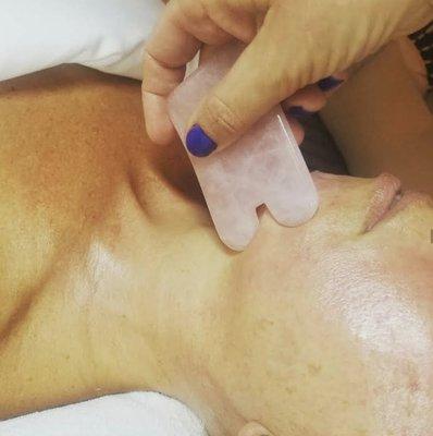 Gua-sha Lymphatic drainage