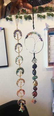 Chakra tree of life window/car hangers