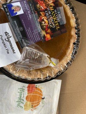 give out Thanksgiving pies to all my clients every year