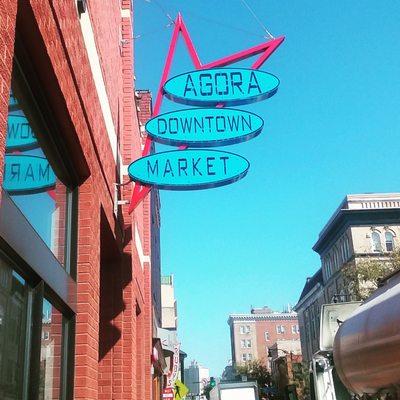 We're located in the Agora Downtown Market