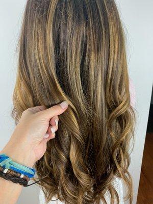 Bronde by Hannah is a great way to get brightness without maintenance!