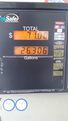 Sheesh thats a fill up on my company truck