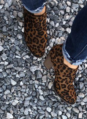 Mata Leopard Booties Best Seller!