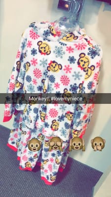 So cute!! $22 monkey fleece pj's!! #mandees