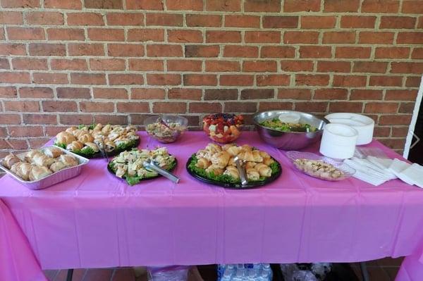 Tea Party Bridal Shower Catering