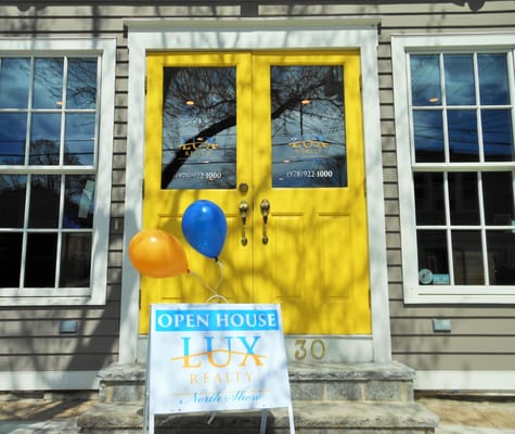 Our front door! The public is always welcome to swing by.