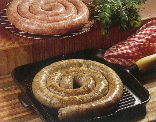 Boerewors, a delicious barbecue sausage. A south African tradition. Order online at www.BestGrassFedBeef.com.