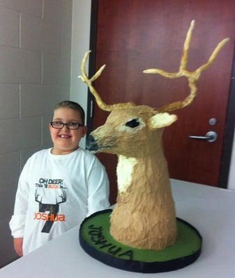 A birthday deer cake from Sweet Matriarch Bakery.