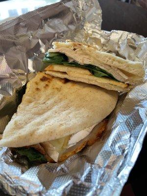 Chicken, Brie, & Apple Panini