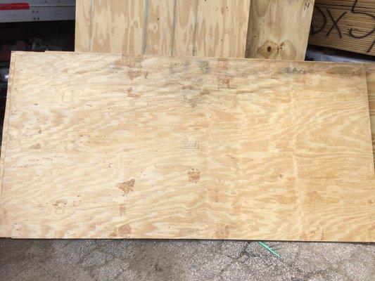 Plywood in stock and on sale for $17 full sheet 3/4.