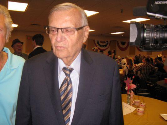 Former Maricopa County sheriff Joe Arpaio celebrating his 91st b-day.