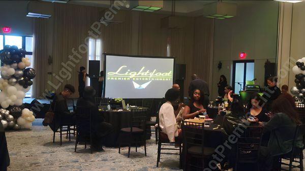 Miami Company Conference with Projector Audiovisuals and DJ Lightfoot Premier Entertainment