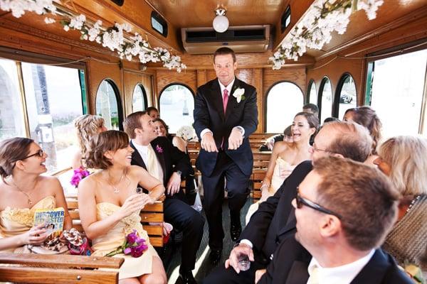 Dancing on the trolly