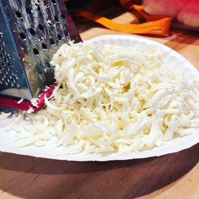 We labored over our cheese recipe for the best taste, melt and "shredability".  Yep, that's a word.