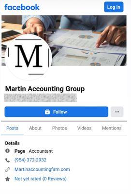 Visit our Facebook page! @martinaccounting