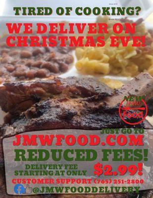 We Deliver On Christmas Eve!