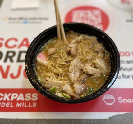 Chashu Pork Ramen, $12 - Just realized they didn't include an egg (4.16.22)