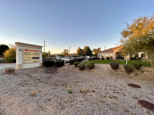 JELMS Insurance Group office building and sign off of Baseline Rd