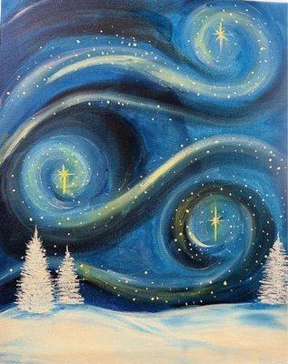 Starry Night Paint Class