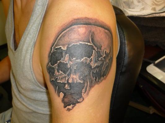 Done by Kaleb, a cover-up over lettering