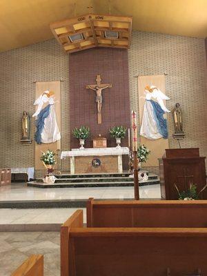 The altar and tabernacle