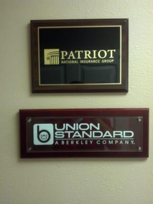 We received a couple of new company plaques at the office.