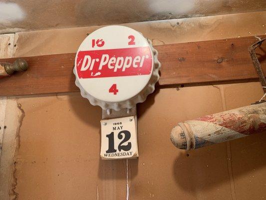 Dr. Pepper calendar dating back to 1965 ... Mint condition .