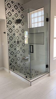 Shower glass