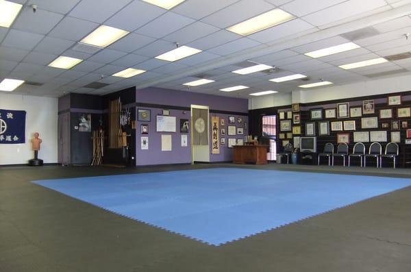 Inside the dojo