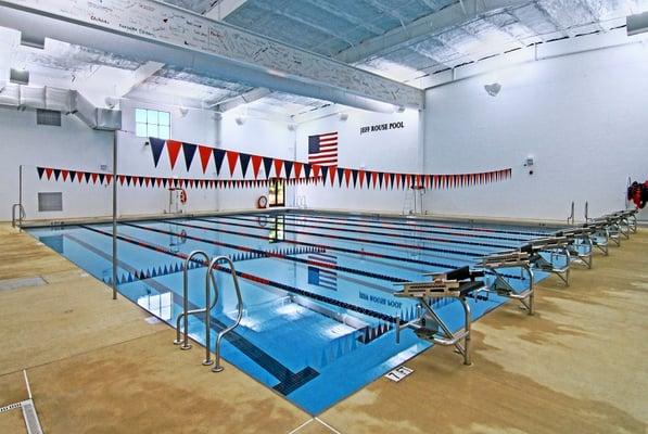 Our 8 lane competition pool named for Olympian Jeff Rouse