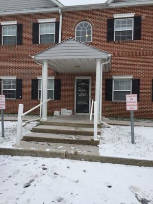 Entrance to building D.