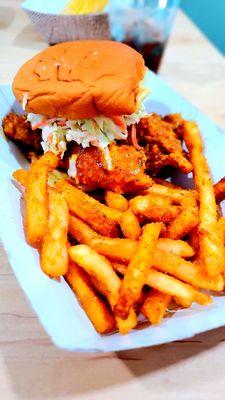 Kuya Mike's Hot Honey Chicken Sandwich