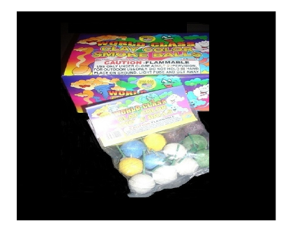 Assorted Beautiful Color Smoke Balls