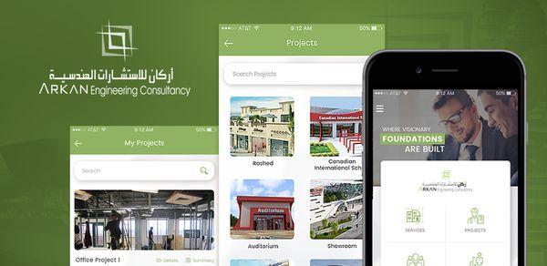 Engineering and consultancy services application for Arkan Dubai