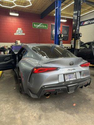 2023 TOYOTA SUPRA 
IN FOR MAINTENANCE