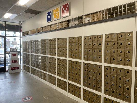 We have different size mailboxes for rent, digital ones too!