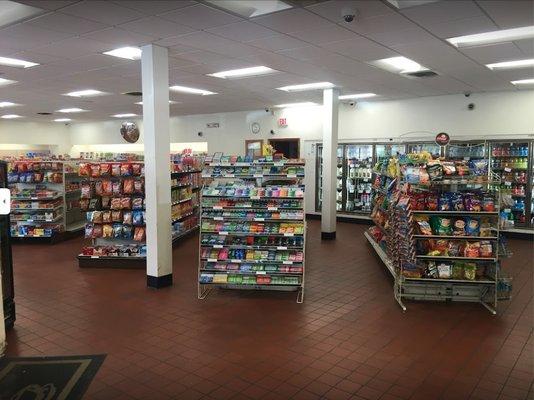 Interior of store