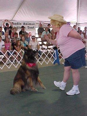 Freestyle dancing with Navy.