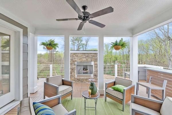 Townhome Rooftop Terrace.  Charlottesville, Va.