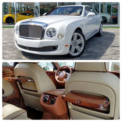 2 passenger Bentley wedding limo