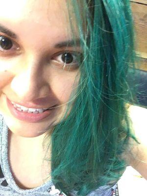 Green hair