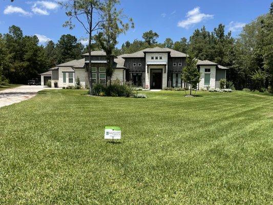 Weed Free Houston Lawn - Courtesy of Aggieland Green