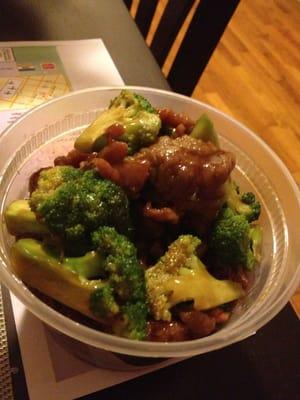 Beef with brocolli